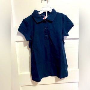 Girls new with tags size 6x navy blue uniform shirt